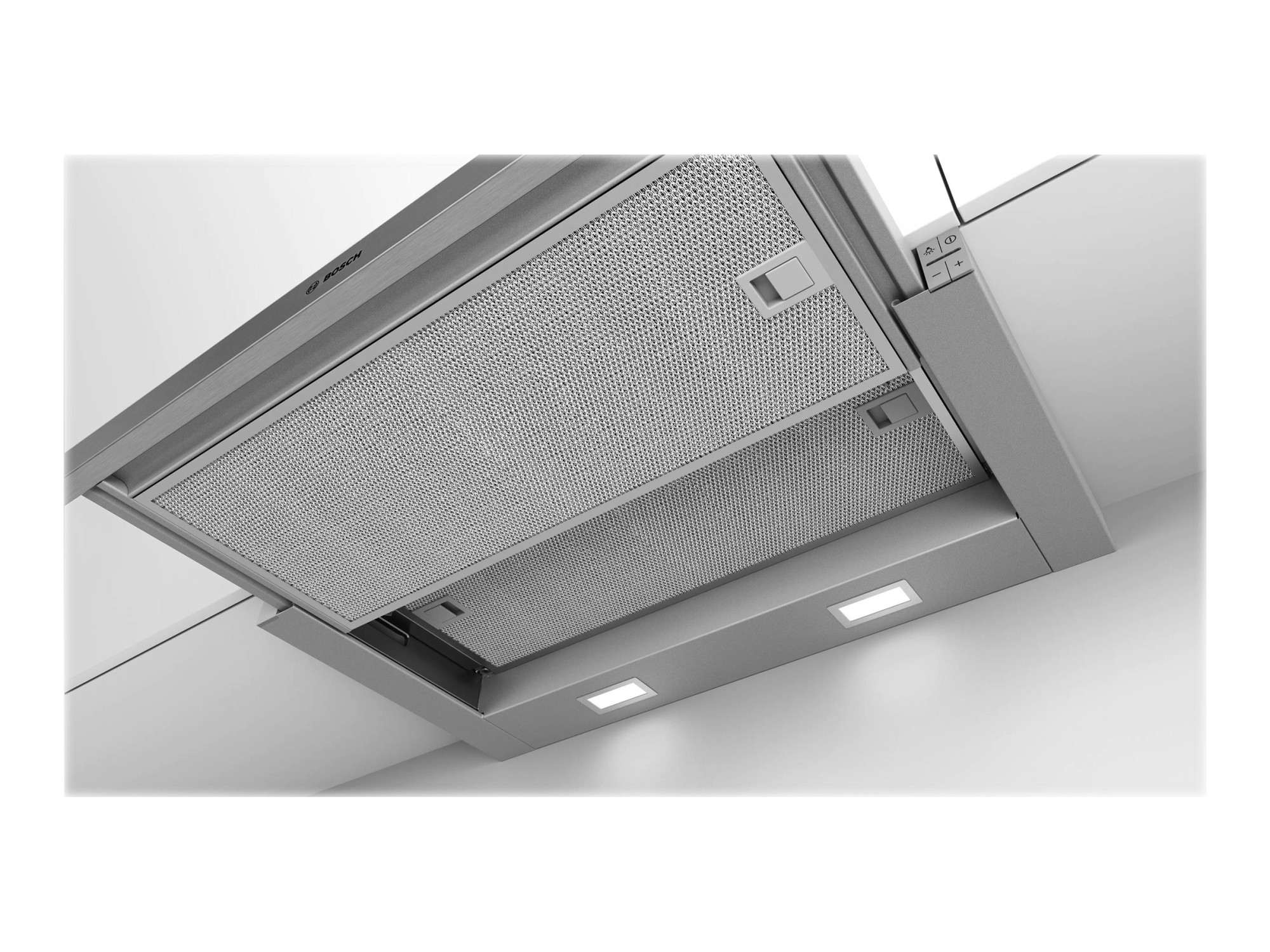 Bosch | Hood Serie 4 | DFL064A52 | Telescopic | Energy efficiency class A | Width 60 cm | 270 m³/h | Push Buttons | LED | Silver - Image 6