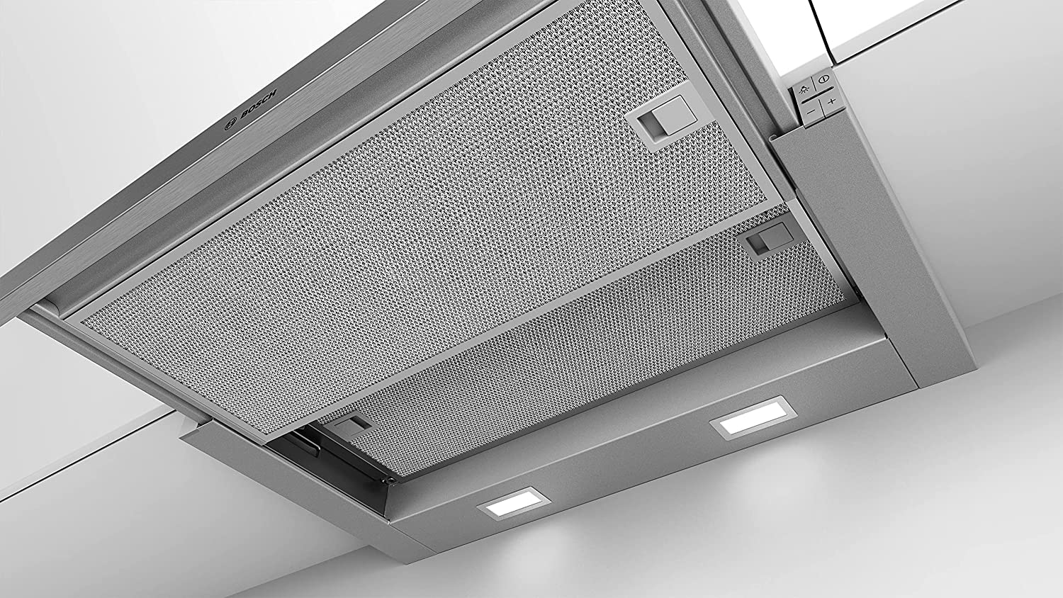 Bosch | Hood Serie 4 | DFL064A52 | Telescopic | Energy efficiency class A | Width 60 cm | 270 m³/h | Push Buttons | LED | Silver - Image 8