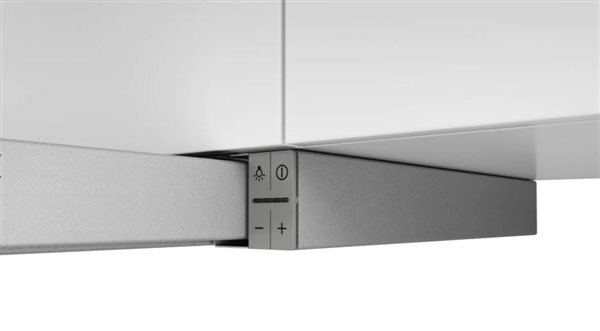 Bosch | Hood Serie 4 | DFS067A51 | Telescopic | Energy efficiency class A | Width 60 cm | 399 m³/h | Push Buttons | LED | Silver - Image 8