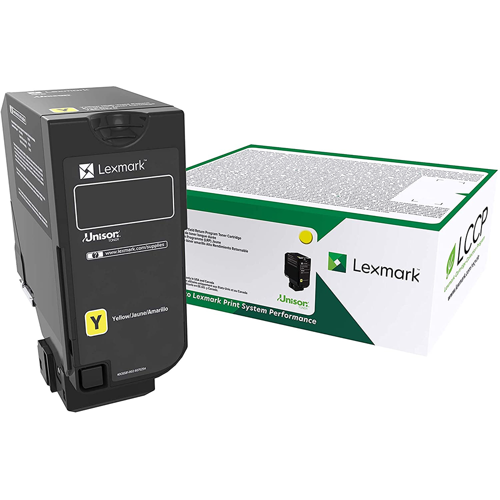 Lexmark Return Program Toner Cartridge | 75B20Y0 | Toner cartridge | Yellow
