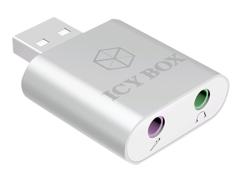 Raidsonic | ICY BOX IB-AC527 | USB to microphone and headphone adapter - Image 2
