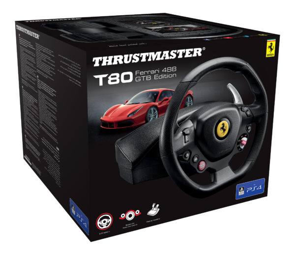 Thrustmaster | Steering Wheel | T80 Ferrari 488 GTB Edition | Game racing wheel - Image 2