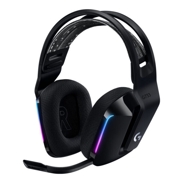 Logitech | Gaming Headset | G G733 | Wireless | Over-Ear | Noise canceling | Wireless | Black