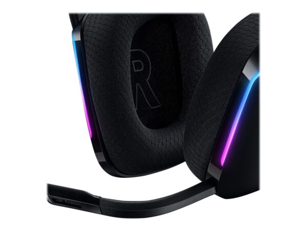 Logitech | Gaming Headset | G G733 | Wireless | Over-Ear | Noise canceling | Wireless | Black - Image 10