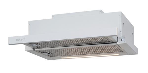 CATA | Hood | TFH 6630 WH | Telescopic | Energy efficiency class A+ | Width 60 cm | 605 m³/h | Touch control | LED | White - Image 2