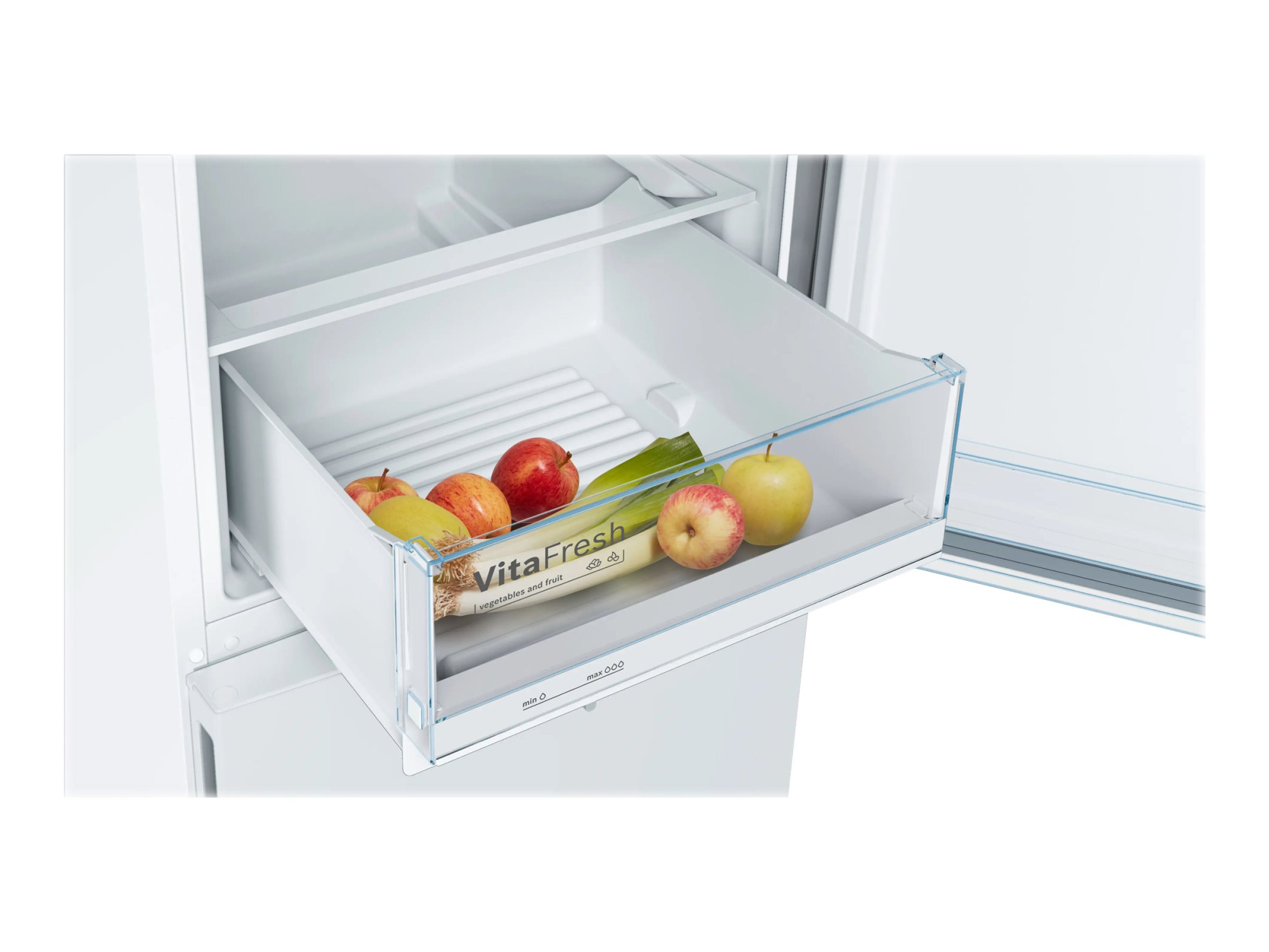 Bosch | Refrigerator | KGV39VWEA | Energy efficiency class E | Free standing | Combi | Height 201 cm | Fridge net capacity 249 L | Freezer net capacity 94 L | 39 dB | White - Image 10