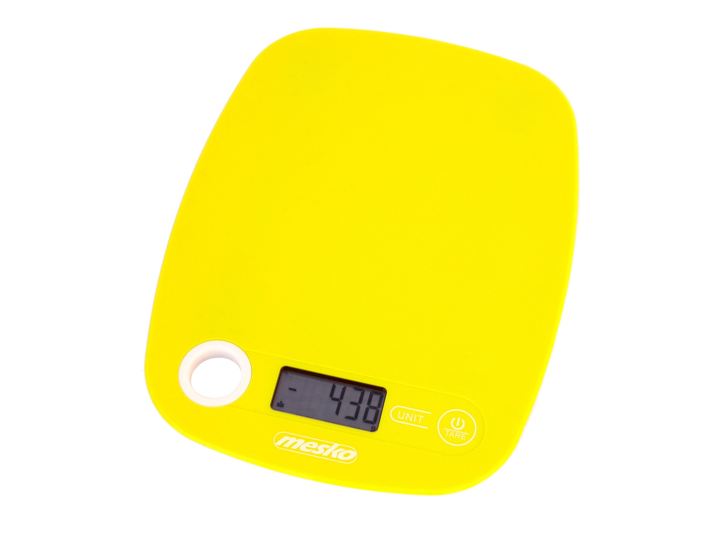 Mesko | Kitchen scale | MS 3159y | Maximum weight (capacity) 5 kg | Graduation 1 g | Display type LCD | Yellow - Image 2