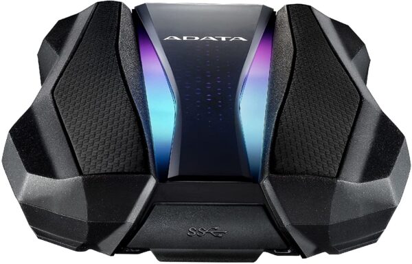 External Hard Drive | HD770G | 2000 GB | USB 3.2 Gen1 (backward compatible with USB 2.0) | Black | Compatibility with specific host devices may vary and could be affected by system environment. Connecting via USB 2.0 requires plugging in to two USB ports for sufficient power delivery. A USB Y-cable will be needed. - Image 4