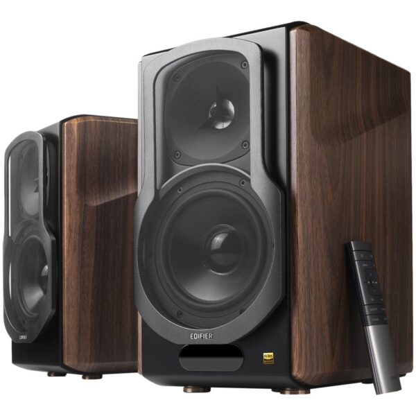 Edifier S2000MKIII Bookshelf Speaker, Brown | Edifier