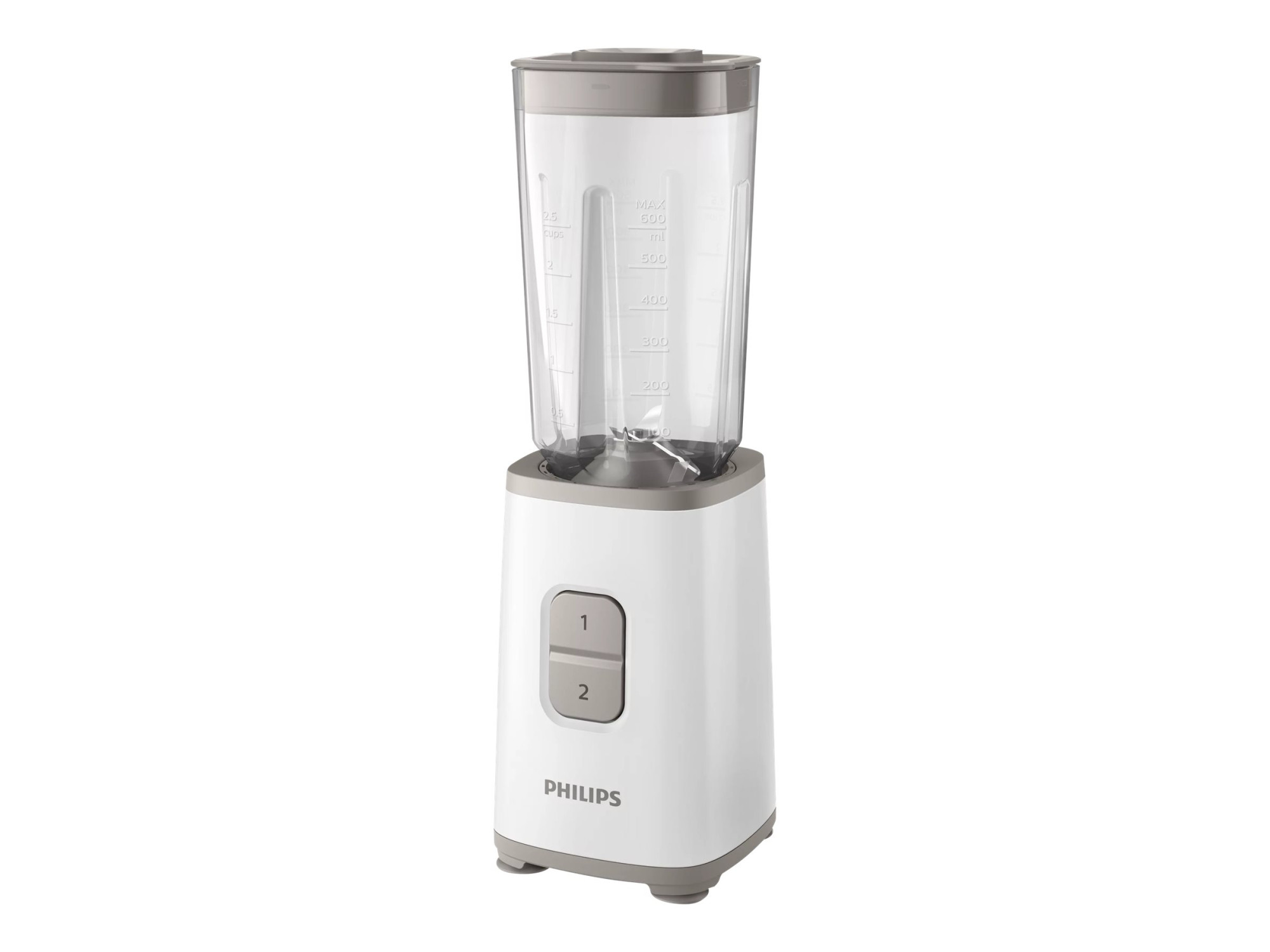 Philips | Mini blender | HR2602/00 | Personal | 350 W | Jar material SAN | Jar capacity 1 L | Ice crushing | White - Image 6