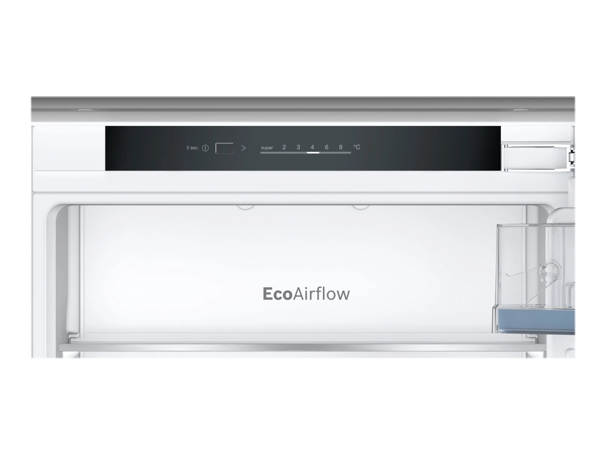 Bosch | Refrigerator | KIV86VFE1 | Energy efficiency class E | Built-in | Combi | Height 177.5 cm | Fridge net capacity 183 L | Freezer net capacity 84 L | 35 dB | White - Image 9