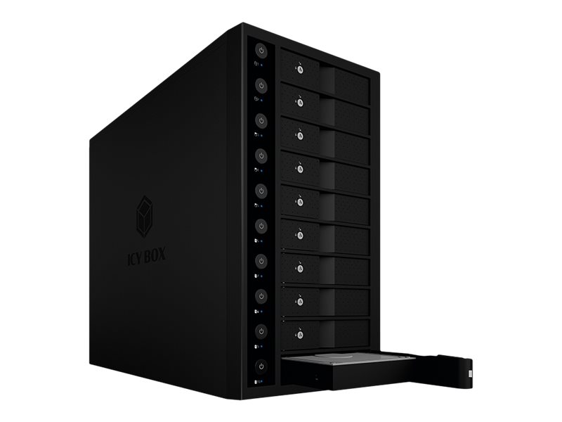 Raidsonic | Icy Box | IB-3810-C31 SINGLE enclosure for 10x HDD with USB 3.1 (Gen 2) Type-C or Type-A interface - Image 4