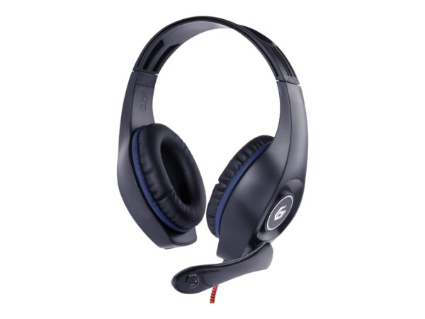 Gembird | Gaming headset with volume control | GHS-05-B | Built-in microphone | 3.5 mm 4-pin | Blue/Black | Wired | Over-Ear - Image 2