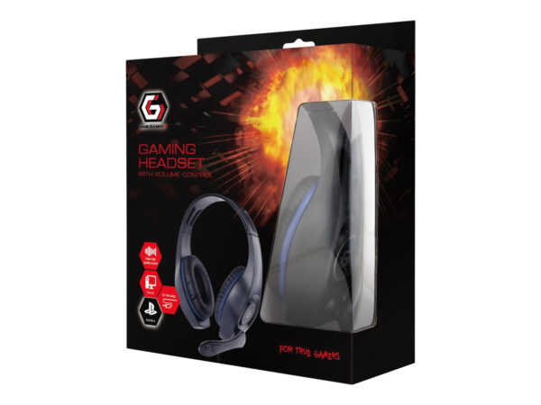 Gembird | Gaming headset with volume control | GHS-05-B | Built-in microphone | 3.5 mm 4-pin | Blue/Black | Wired | Over-Ear - Image 4