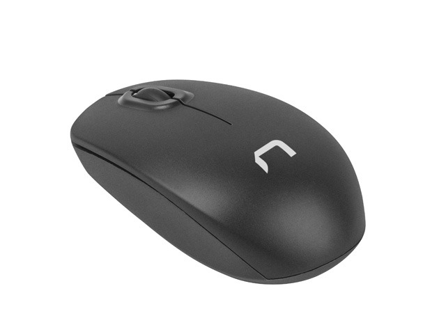 Natec Mouse, Merlin, Wireless, 1600 DPI, Optical, Black | Natec | Mouse | Optical | Wireless | Black-Grey | Merlin