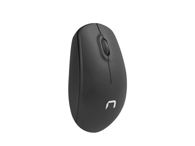 Natec Mouse, Merlin, Wireless, 1600 DPI, Optical, Black | Natec | Mouse | Optical | Wireless | Black-Grey | Merlin - Image 5
