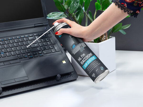 Natec Compressed Air Duster, Raccoon Air, 600 ml | Natec | NSC-1763 | Air Duster | 600 ml - Image 5