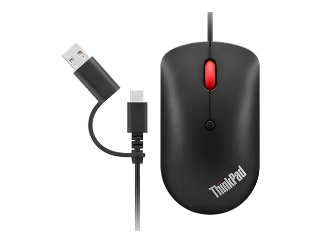 Lenovo | ThinkPad USB-C Wired Compact Mouse | USB-C | Raven black - Image 6