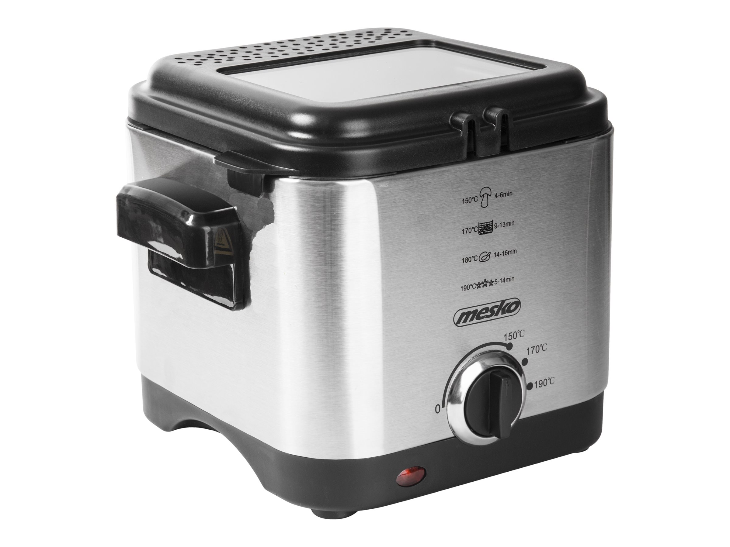 Mesko | Deep Fryer | MS 4910 | Power 900 W | Capacity 1.5 L | Silver - Image 2