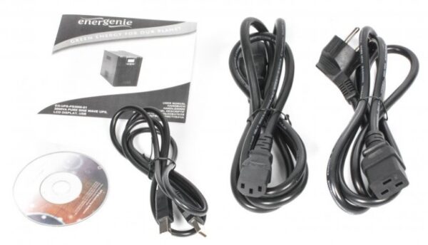 EnerGenie | 3000VA pure sine wave UPS | EG-UPS-PS3000-01 LCD display, USB, | 3000 VA | 2400 W - Image 5
