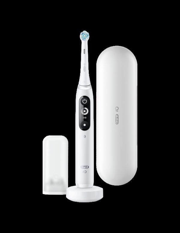 Oral-B | Electric toothbrush | iO Series 7N | Rechargeable | For adults | Number of brush heads included 1 | Number of teeth brushing modes 5 | White Alabaster