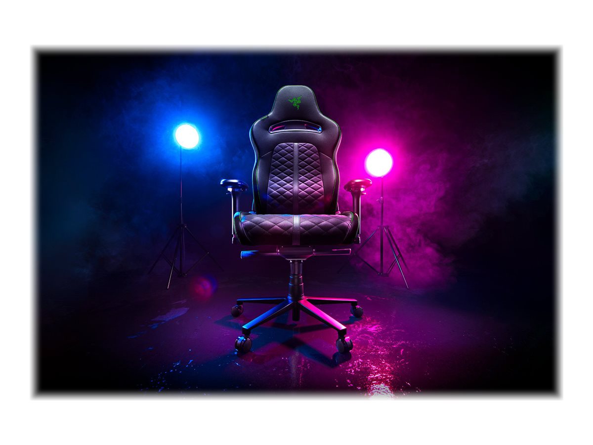 Razer Enki Gaming Chair with Enchanced Customization, Black/Green | Razer Ergonomic Gaming Chair Enki EPU Synthetic Leather; Steel; Aluminium | Black/Green - Image 8