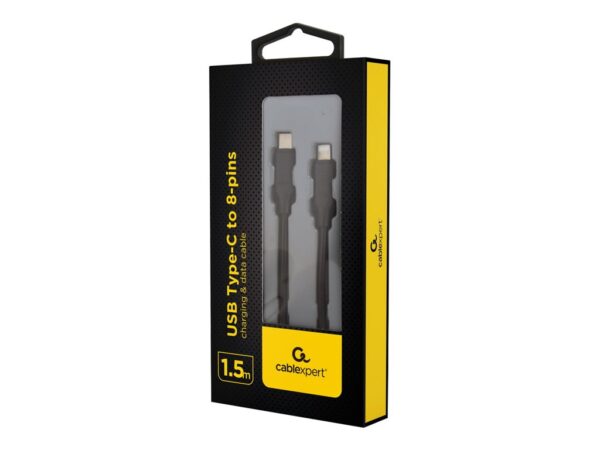 Gembird | USB Type-C to 8-pins charging & data cable | CC-USB2-CM8PM-1.5M | 8-pin | USB Type-C - Image 5