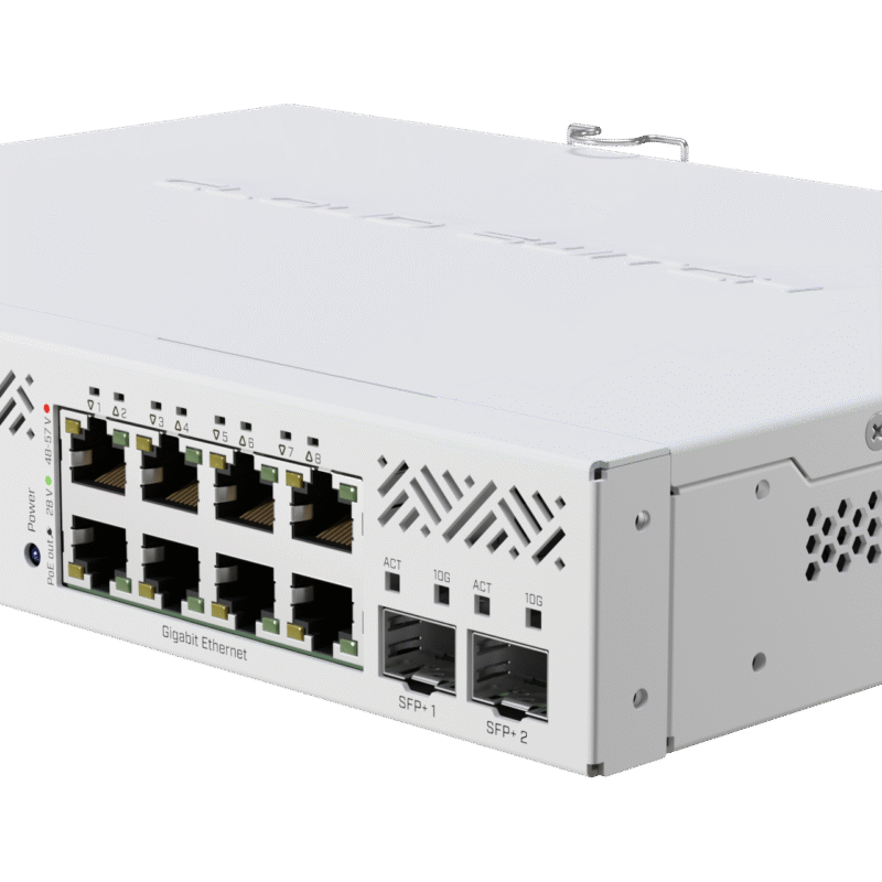 Cloud Router Switch | CSS610-8P-2S+IN | No Wi-Fi | 10/100/1000 Mbit/s | Ethernet LAN (RJ-45) ports 8 | Mesh Support No | MU-MiMO No | No mobile broadband