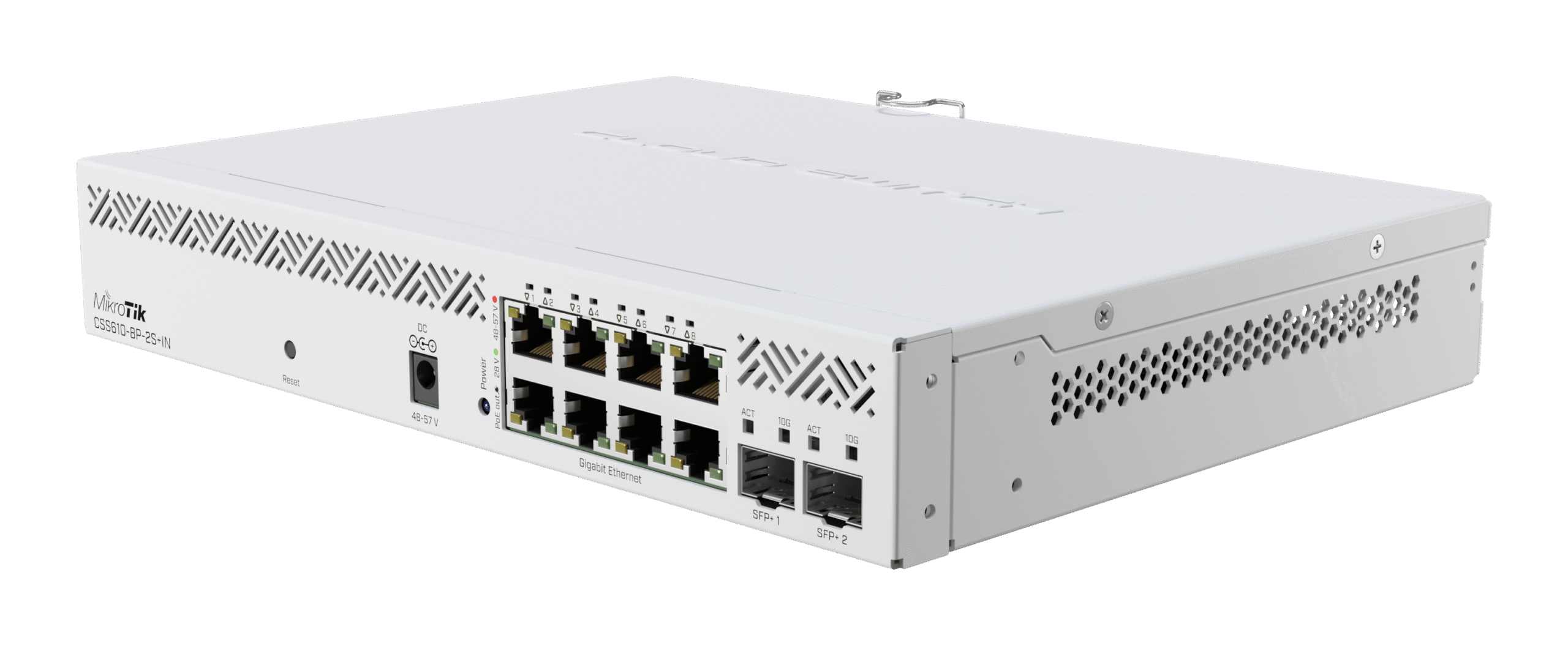 Cloud Router Switch | CSS610-8P-2S+IN | No Wi-Fi | 10/100/1000 Mbit/s | Ethernet LAN (RJ-45) ports 8 | Mesh Support No | MU-MiMO No | No mobile broadband