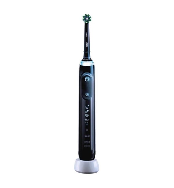 Oral-B | Electric Toothbrush | Genius X | Rechargeable | For adults | Number of brush heads included 1 | Number of teeth brushing modes 6 | Midnight Black - Image 2