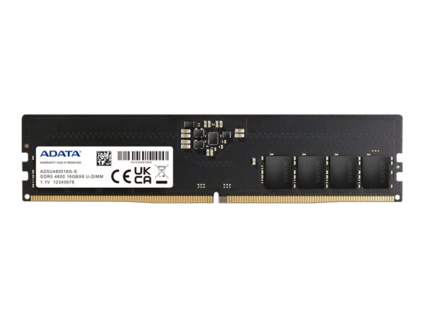ADATA | AD5U480016G-S | 16 GB | DDR5 | 4800 MHz | PC/server | Registered No | ECC No - Image 2