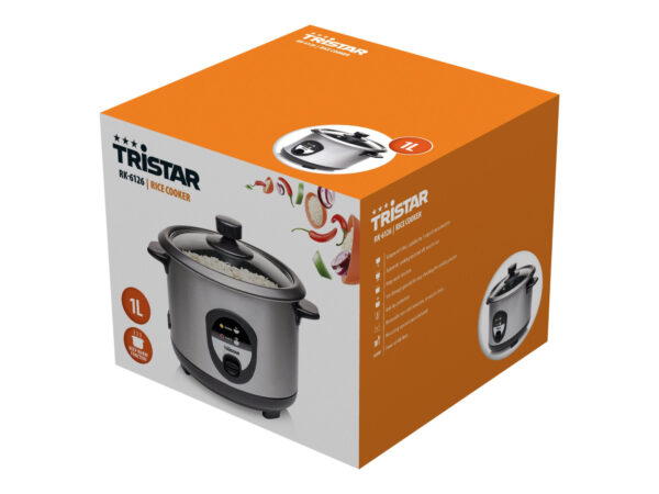 Tristar | Rice cooker | RK-6126 | 400 W | 1 L | Grey - Image 6