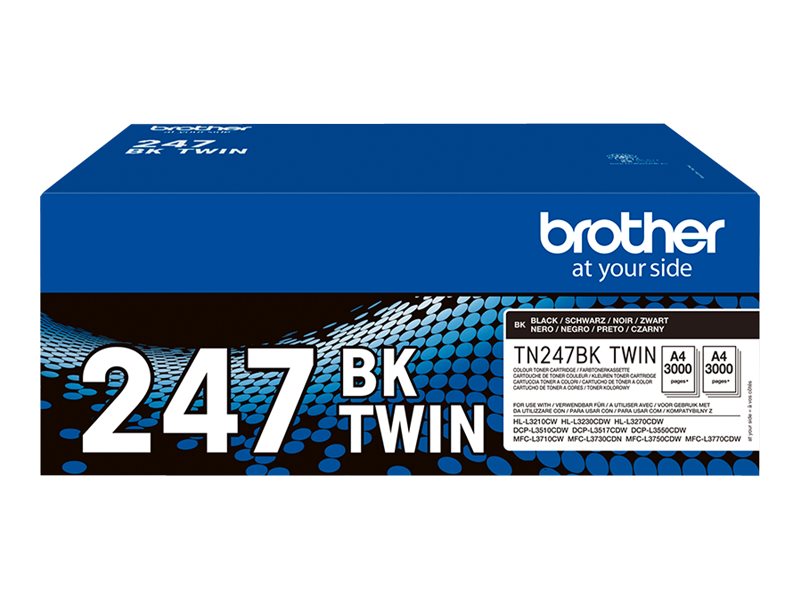Brother TN247BK | TWIN-pack toner | Black - Image 2