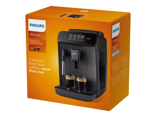 Philips Coffee Maker | EP0820/00 | Pump pressure 15 bar | Built-in milk frother | Fully Automatic | 1500 W | Black - Image 9