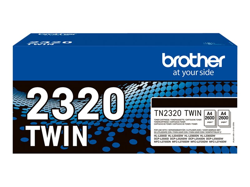Brother TN2320 | TWIN-pack toner | Black - Image 2
