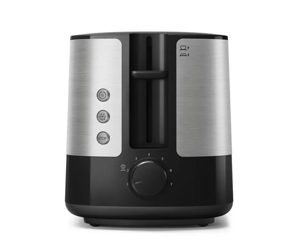 Philips | Toaster | HD2637/90 Viva Collection | Number of slots 2 | Housing material  Metal/Plastic | Black - Image 3