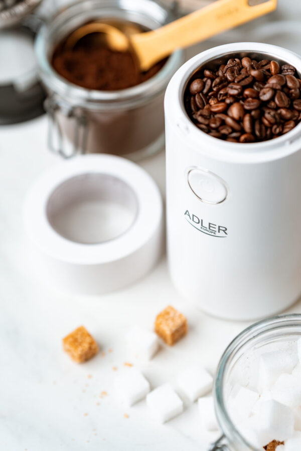 Adler | Coffee Mill | AD 4446ws | 150 W | Coffee beans capacity 75 g | White - Image 11