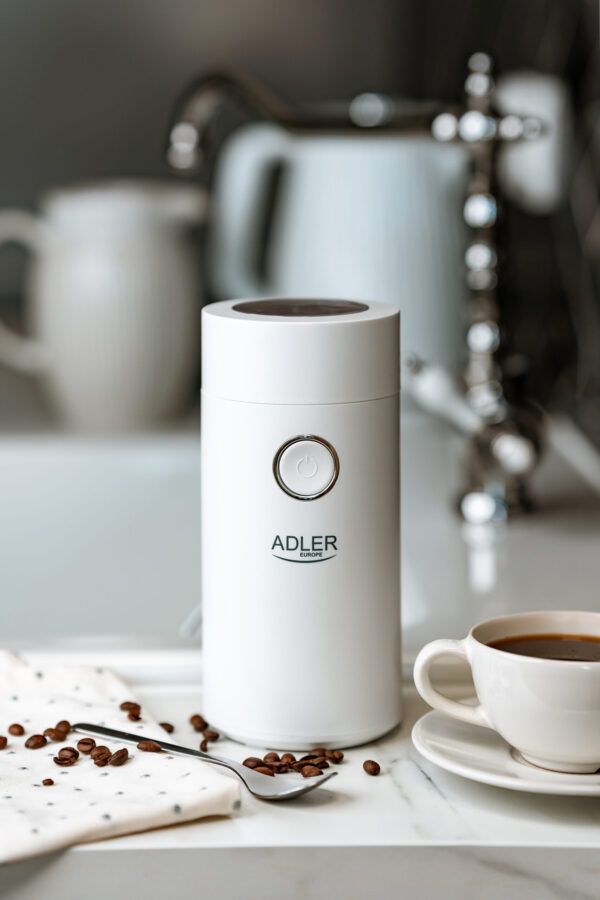 Adler | Coffee Mill | AD 4446ws | 150 W | Coffee beans capacity 75 g | White - Image 12