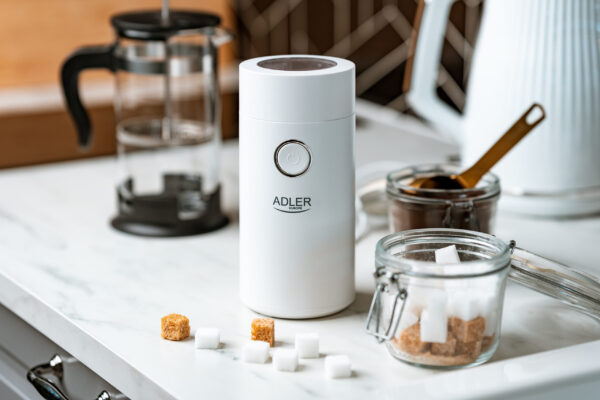 Adler | Coffee Mill | AD 4446ws | 150 W | Coffee beans capacity 75 g | White - Image 13