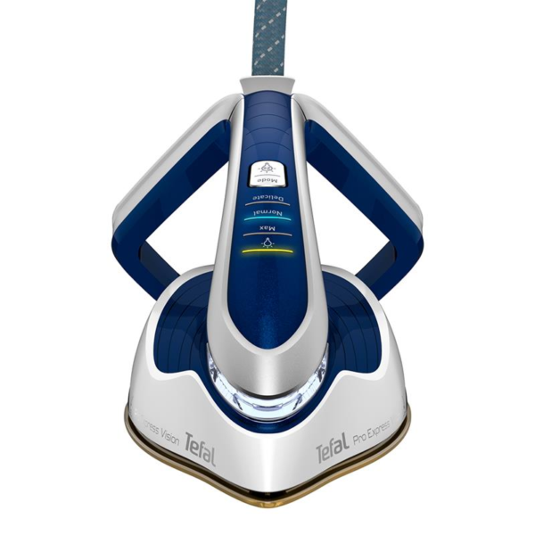 TEFAL | Steam Station | GV9812 Pro Express | 3000 W | 1.2 L | 8.1 bar | Auto power off | Vertical steam function | Calc-clean function | Blue - Image 2