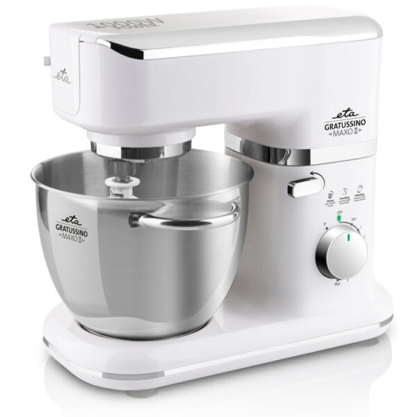 ETA | Food processor | ETA002390080 Gratussino MAXO II | 1000 W | Number of speeds 6 | Bowl capacity 4.5 L | Blender | Meat mincer | White