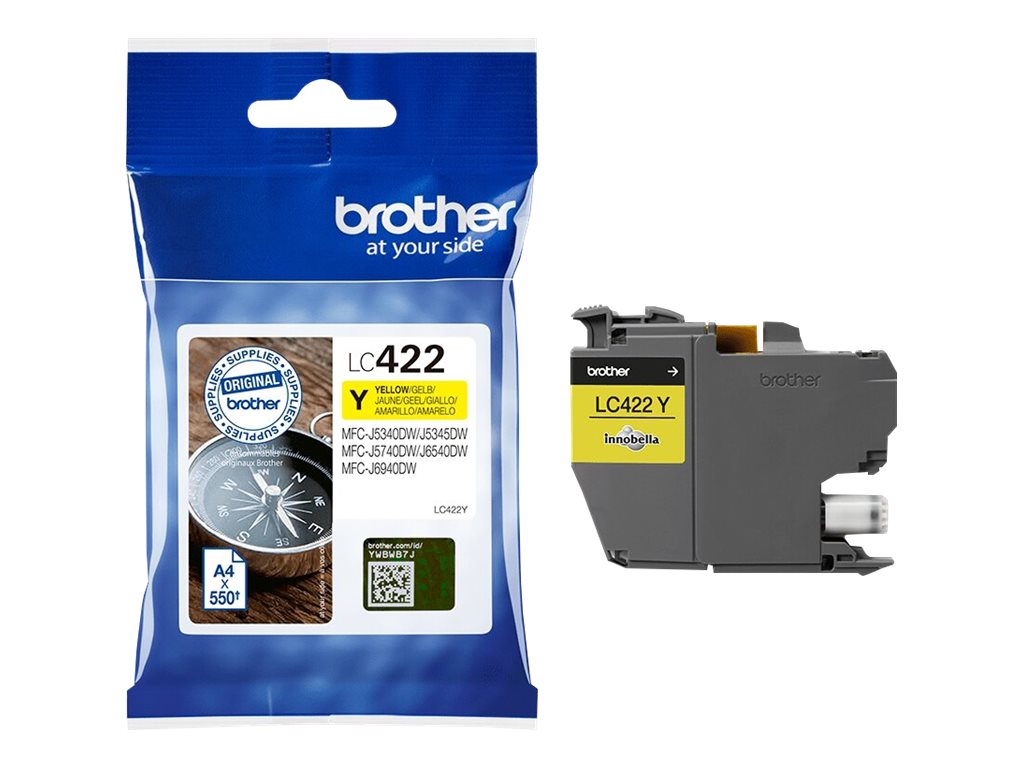 Brother LC422Y | Ink Cartridge | Yellow - Image 5
