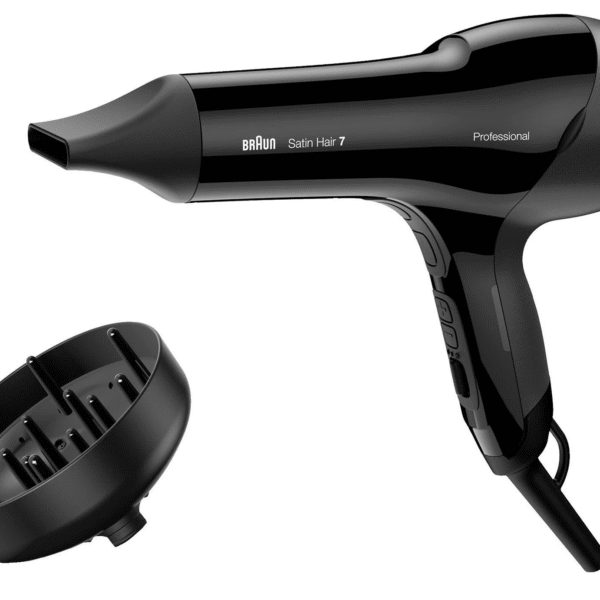 Braun | Hair Dryer | HD785 Satin Hair 7 SensoDryer | 2000 W | Number of temperature settings 4 | Ionic function | Diffuser nozzle | Black