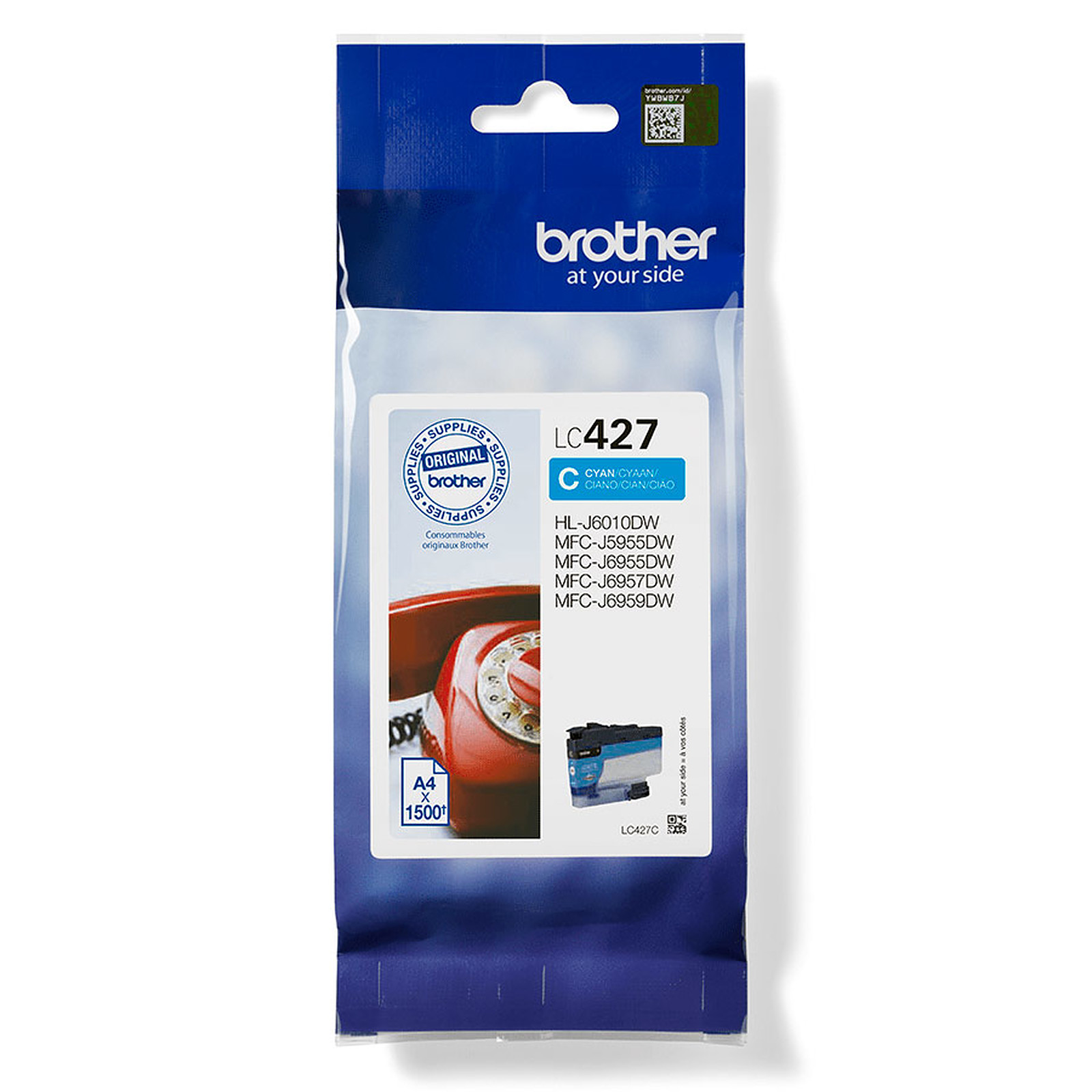 Brother LC427C | Ink Cartridge | Cyan