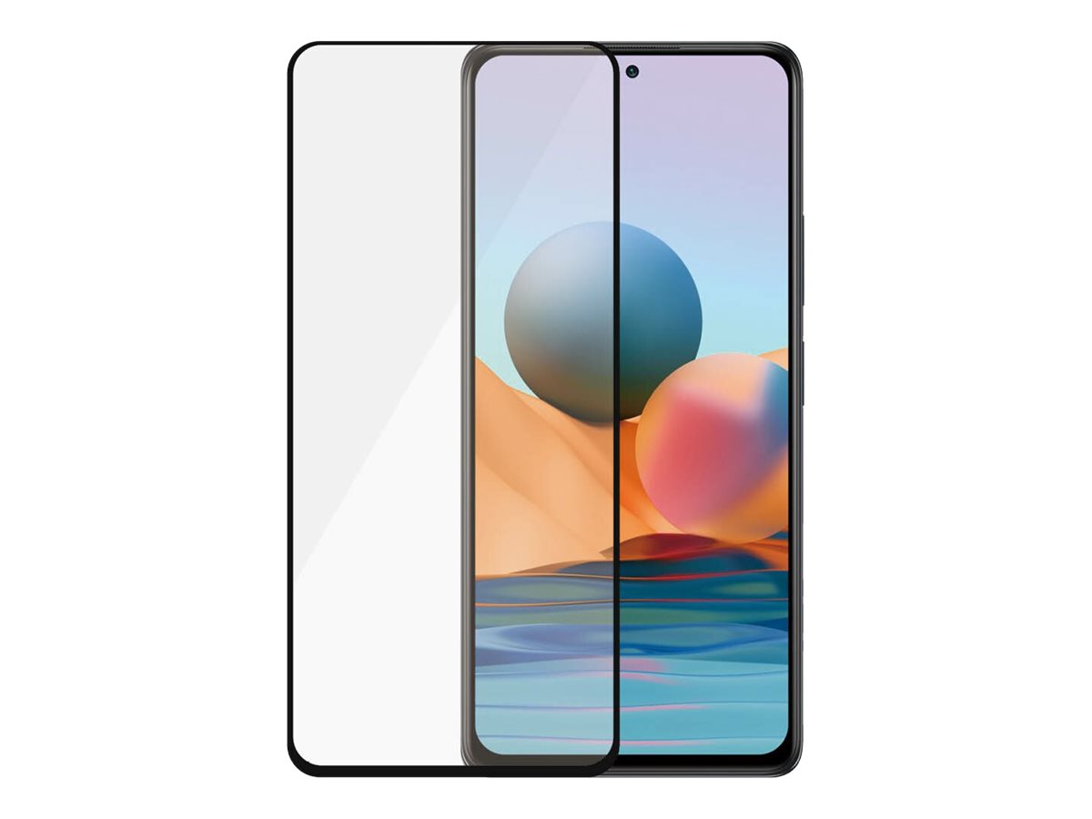 PanzerGlass | Screen protector | Xiaomi | Redmi Note 10 Pro/10 Pro Max/Mi 11i/ Xiaomi Poco F3 | Glass | Black | Full frame coverage; 100% touch preservation; Rounded edges | Case friendly - Image 4