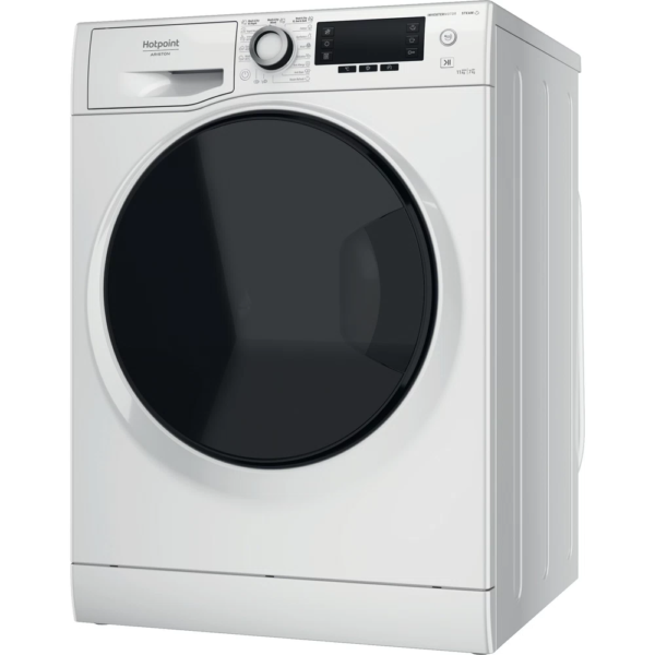 Hotpoint | Washing Machine With Dryer | NDD 11725 DA EE | Energy efficiency class E | Front loading | Washing capacity 11 kg | 1551 RPM | Depth 61 cm | Width 60 cm | Display | LCD | Drying system | Drying capacity 7 kg | Steam function | White - Image 3