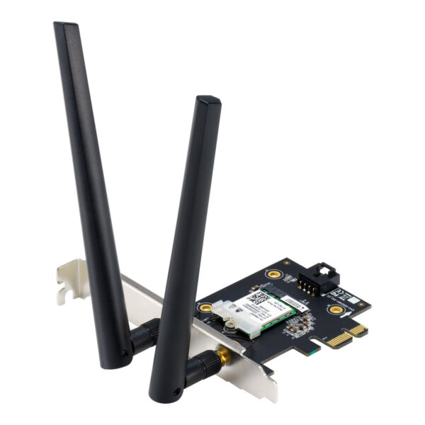 AX1800 Dual-Band Bluetooth 5.2 PCIe Wi-Fi Adapter | PCE-AX1800 | 802.11ax | 574+1201 Mbit/s | Mesh Support No | MU-MiMO Yes | No mobile broadband | Antenna type External