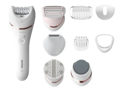 Philips | Epilator | BRE740/10 | Operating time (max) 40 min | Number of power levels N/A | Wet & Dry | White - Image 8