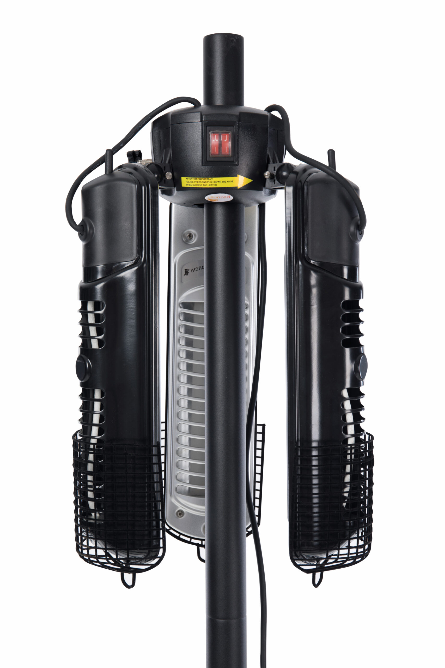 SUNRED | Heater | PH10, Bright Parasol | Infrared | 2000 W | Black/Silver | IP34 - Image 4