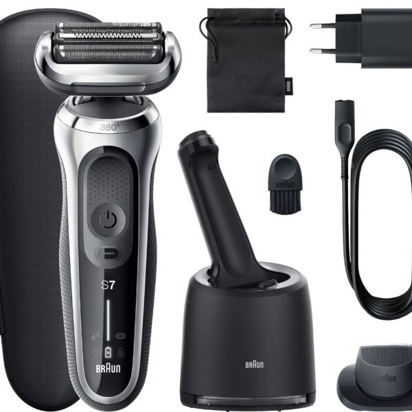 Braun | Shaver | 71-S7200cc | Operating time (max) 50 min | Wet & Dry | Silver/Black